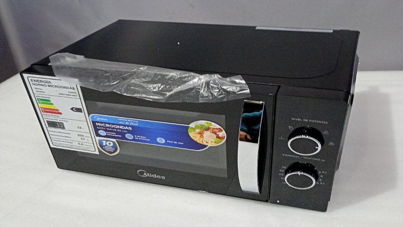 Microondas Midea MMP-20NCJ9BK 20Litros, Negro