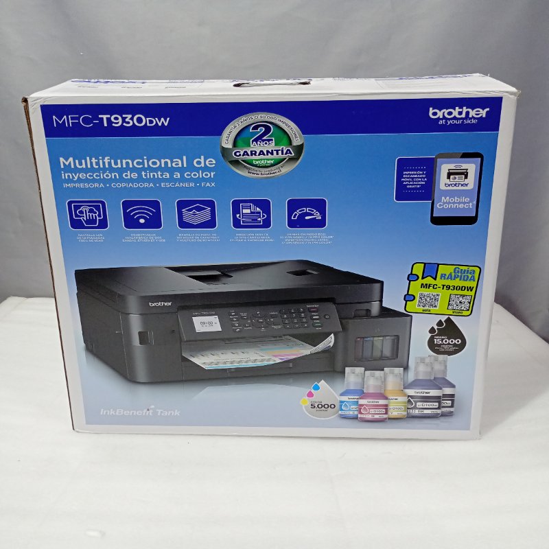 Impresora Multifuncional Brother MFC-T930DW Negro