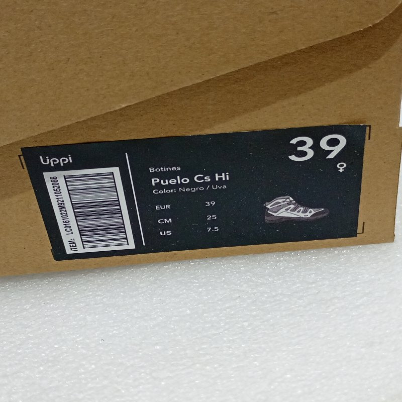 Botines Lippi Puelo CS HI – Negro/Uva, EUR 39 / 25 cm