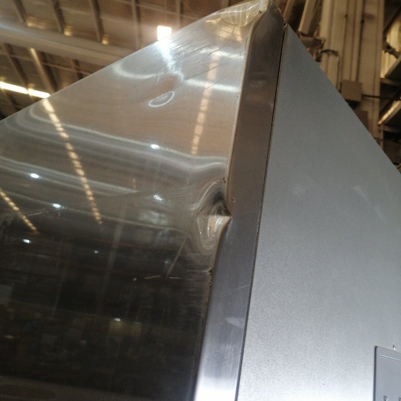 Refrigerador 1 Pta Vidrio Ventus Vr1ps-700v Acero Inox. 580l