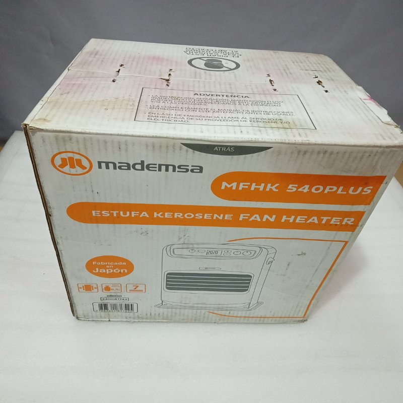 Estufa a Kerosene Fan Heater Mademsa MFHK 540 Plus 3.5 Litros