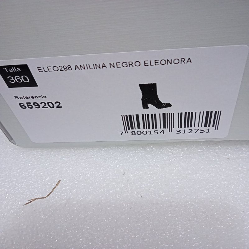 Botas Gacel Eleo298 Eleonora Talla 36, Negro