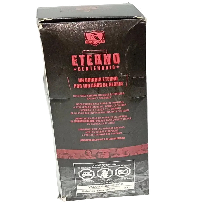 Pisco Elqui Eterno Centenario Colo Colo 100 ml
