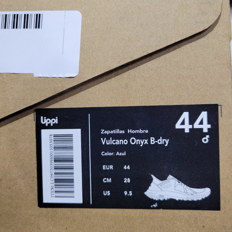 Zapatillas Lippi Vulcano Onyx B-Dry – Azul, EUR 44 / 28 cm