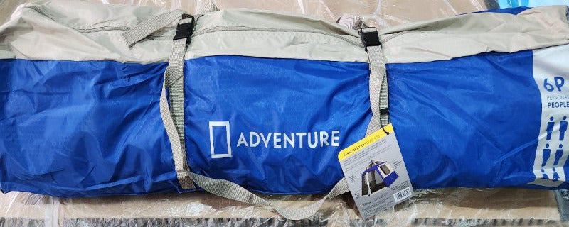 Carpa Camping Automática National Geographic Kootenay 6 Personas, Azul
