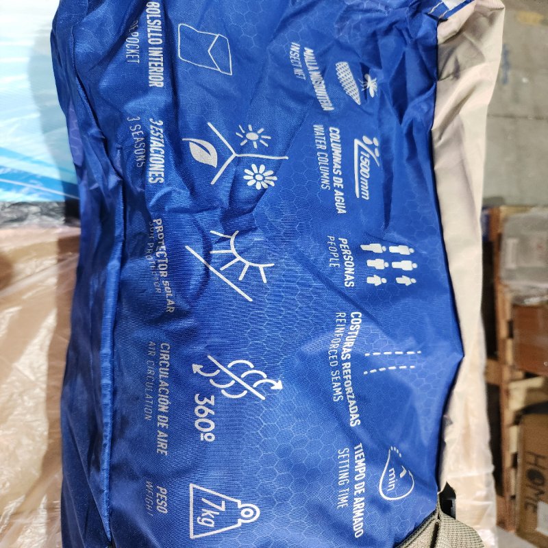 Carpa Camping Automática National Geographic Kootenay 6 Personas, Azul