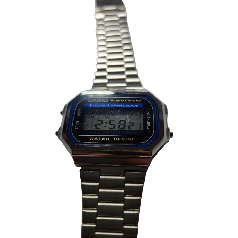 Reloj Casio Vintage A168WA-1 Silver