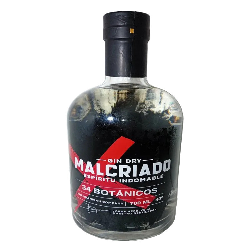 Gin Malcriado Dry 34 Botánicos 700 ml