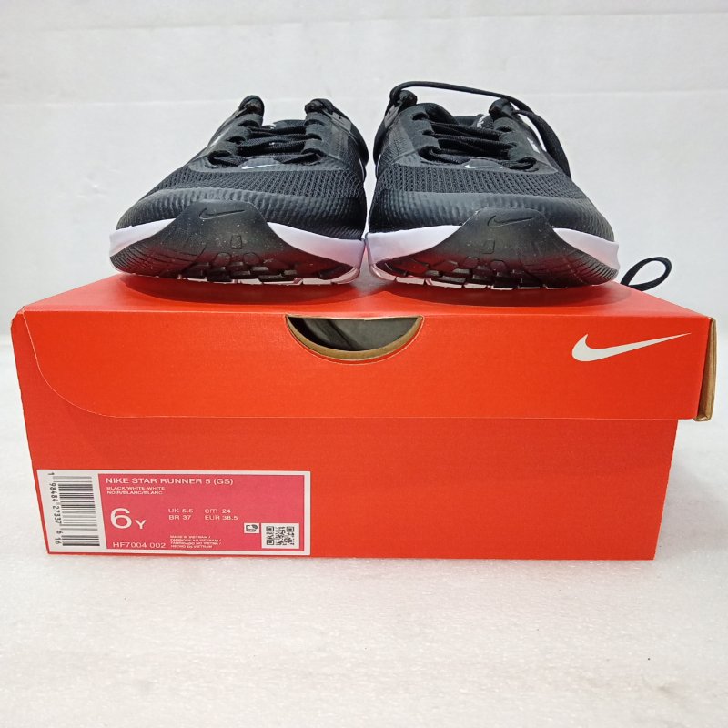 Zapatillas Nike Star Runner 5 (GS) – Black / White, EUR 38.5 / 24 cm