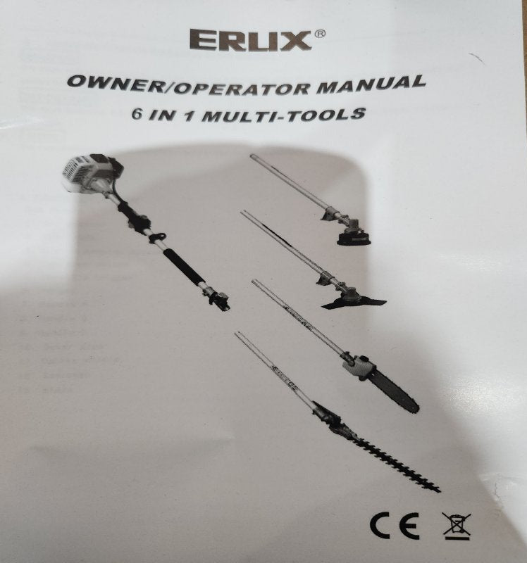 Podadora 6 en 1 ErliX ER52M Naranjo