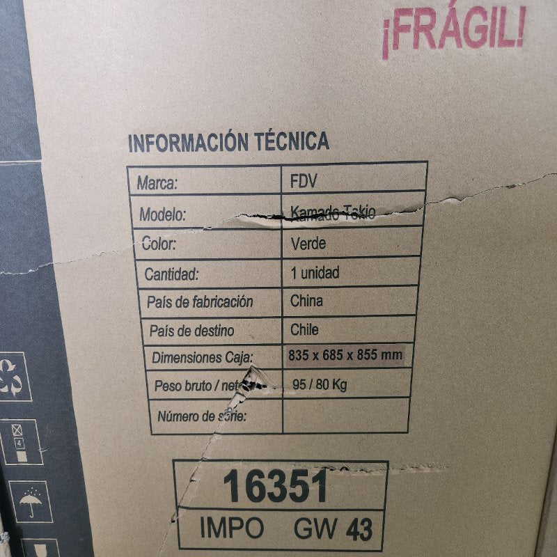Parrilla Kamado FDV Tokio Blue 22 Verde