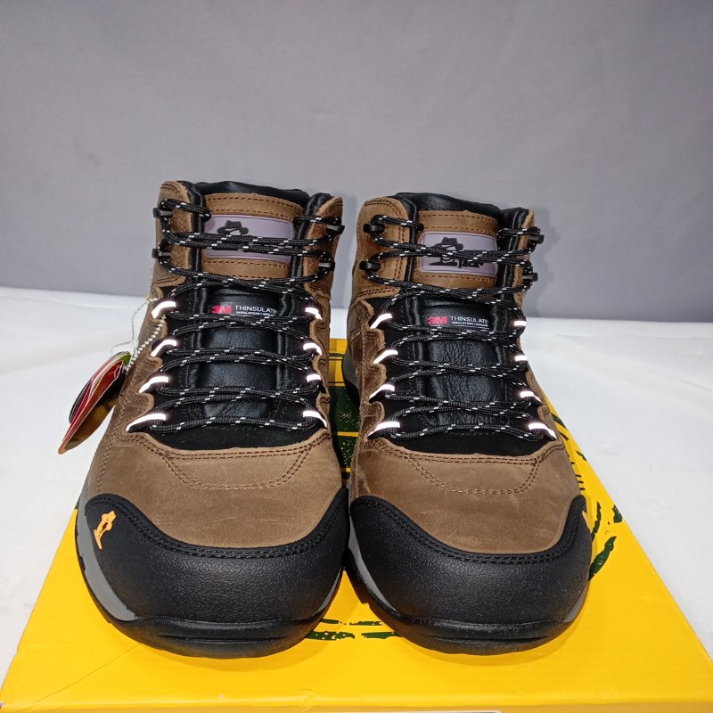 Botín de Seguridad Panama Jack PJ507MDKTC – Café Moro, Talla 42, Masculino