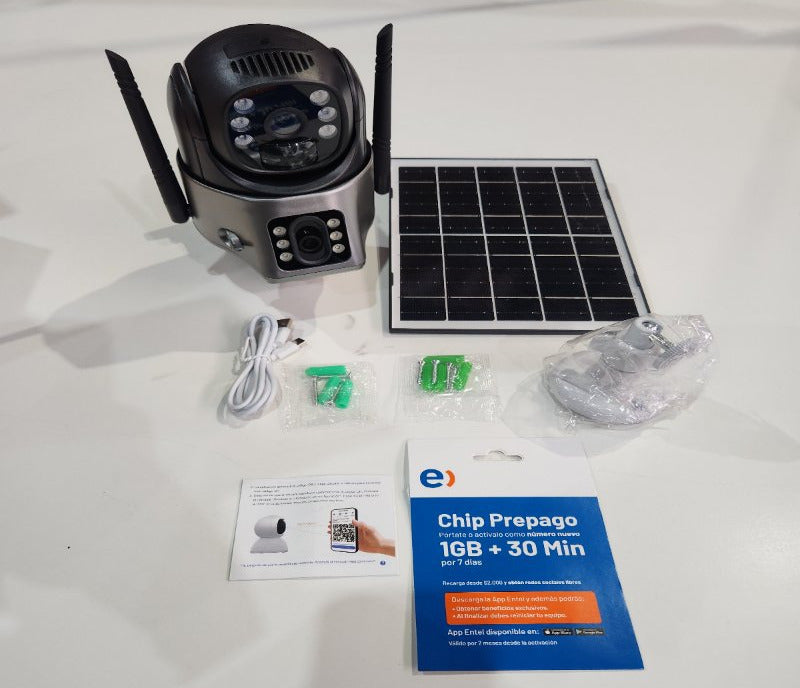 Cámara de Seguridad Inalámbrica 4G Explore Smart Home V380 Pro VCS09-G-H-LA