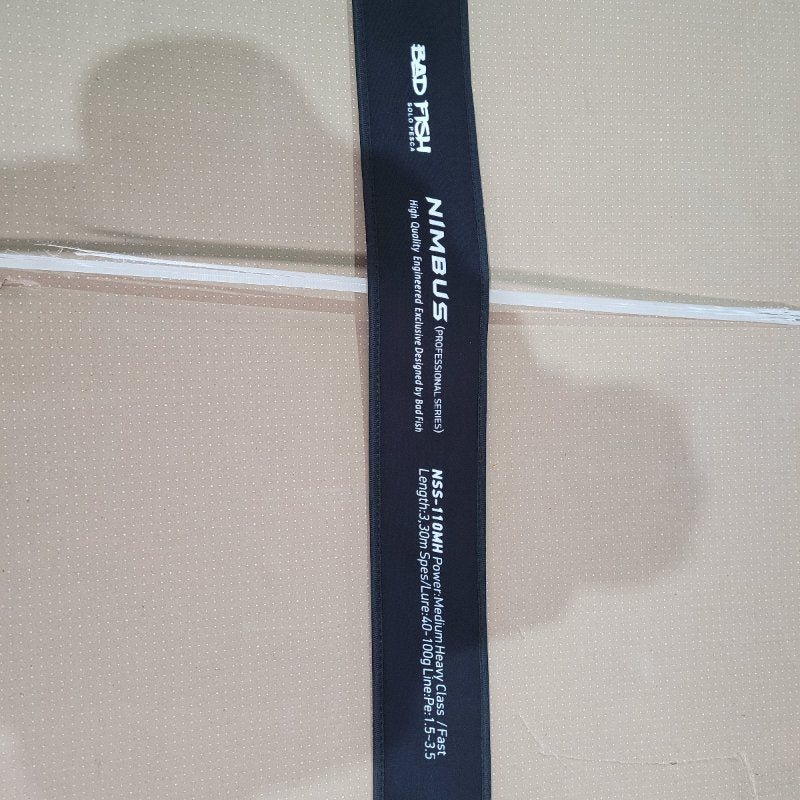 Caña de Pescar Profesional Bad fish Nimbus 3,30 Mt 40-100Gr, Negro