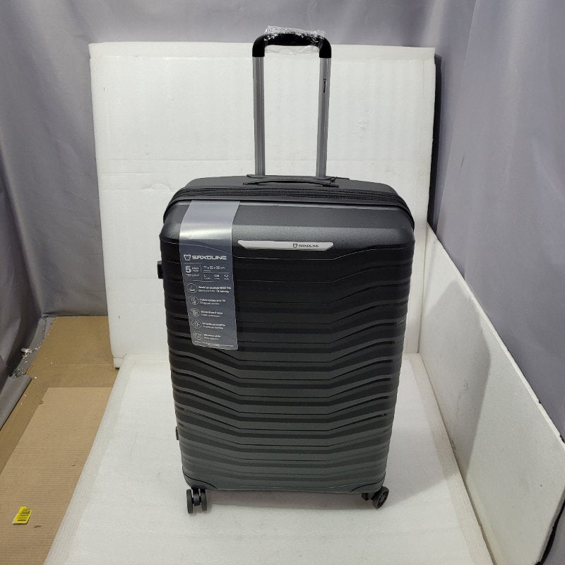 Maleta de Viaje Saxoline Titanium – Negro, Talla L, 106 Litros