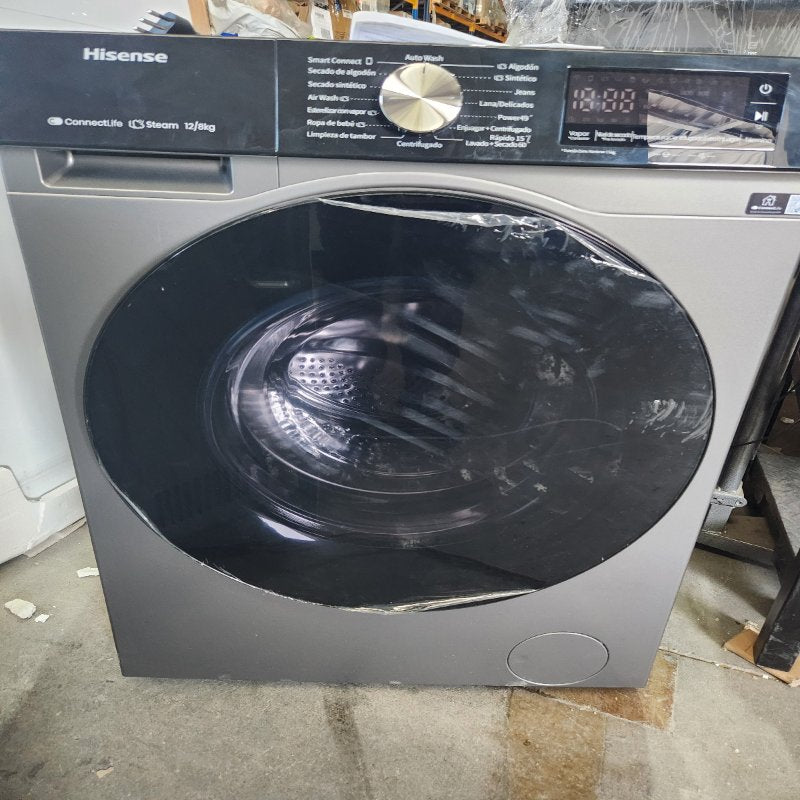 Lavadora Secadora Hisense WD3S1243BT1 12/8 kg Gris