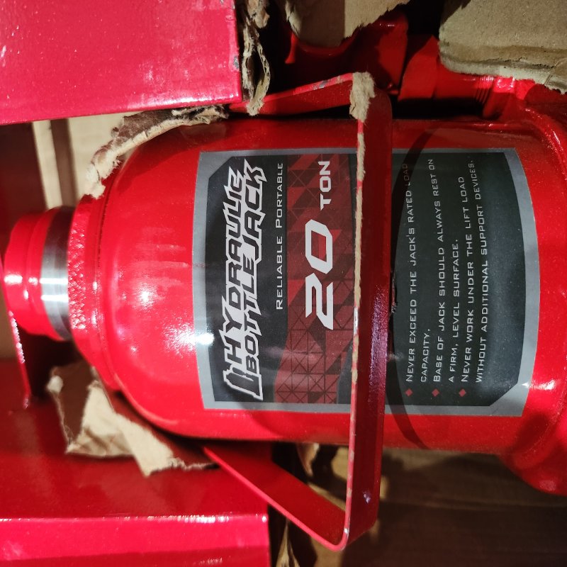 Prensa Hidráulica 20 Toneladas Gutstark 458003 MKZ-PRENS20TNA, Rojo