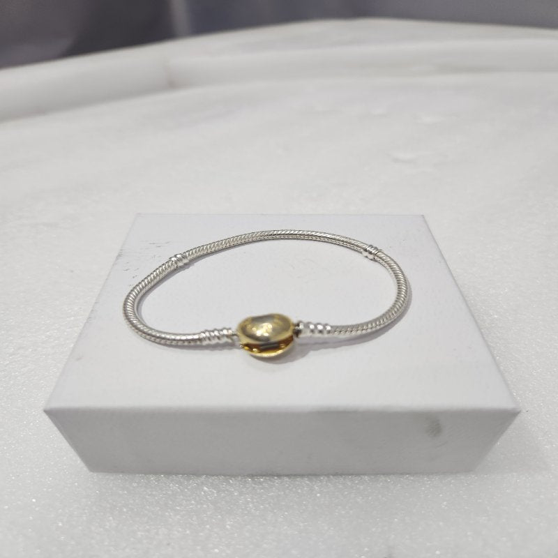Brazalete Pandora Serpiente Corazón