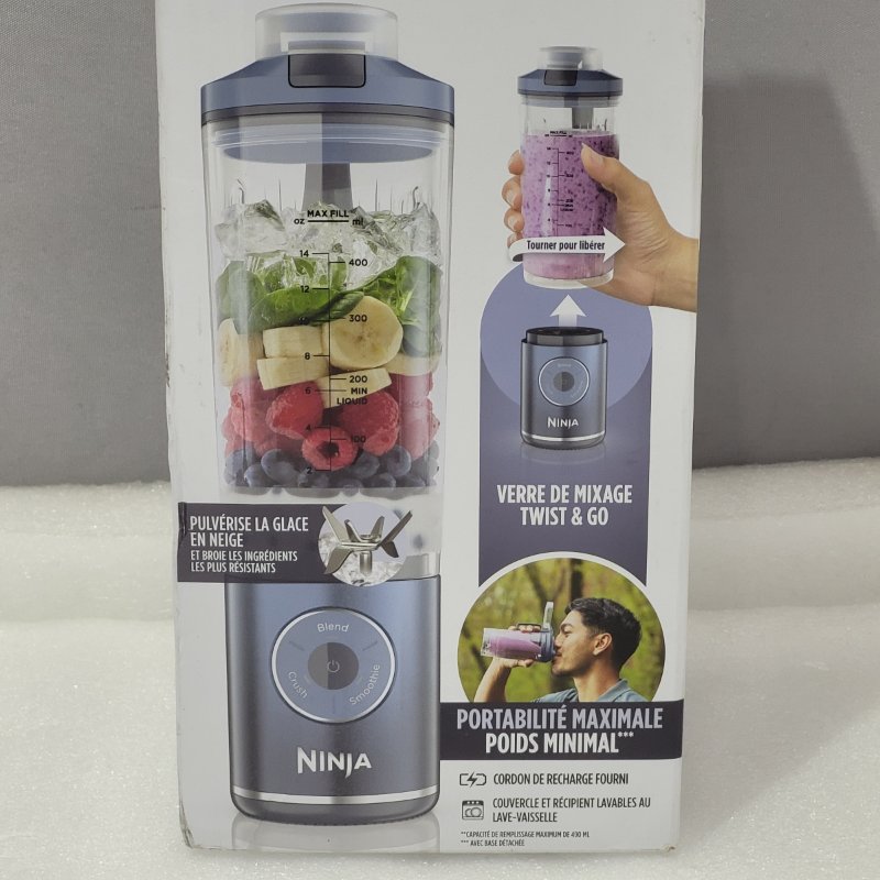 Licuadora Portátil Blast Max Ninja BC251LAANV, 570 ml