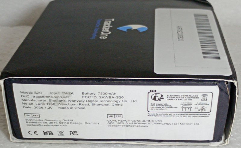 Rastreador GPS Tracker One Genérico S20 Pro