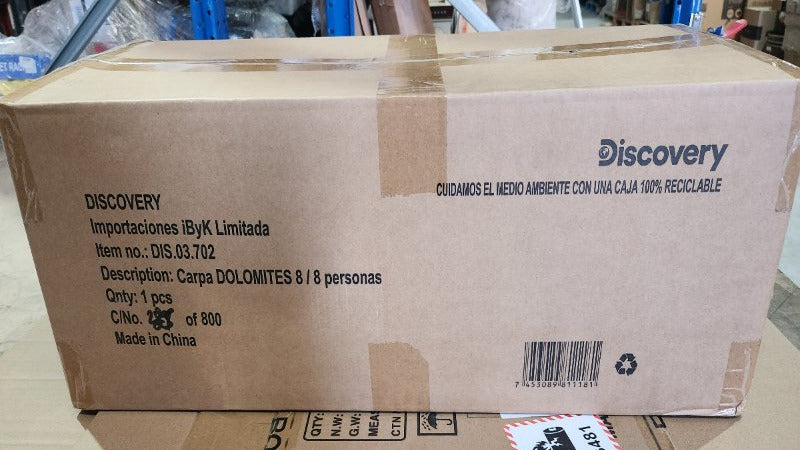Carpa de Camping con techo para 8 Personas Discovery Dolomites 8