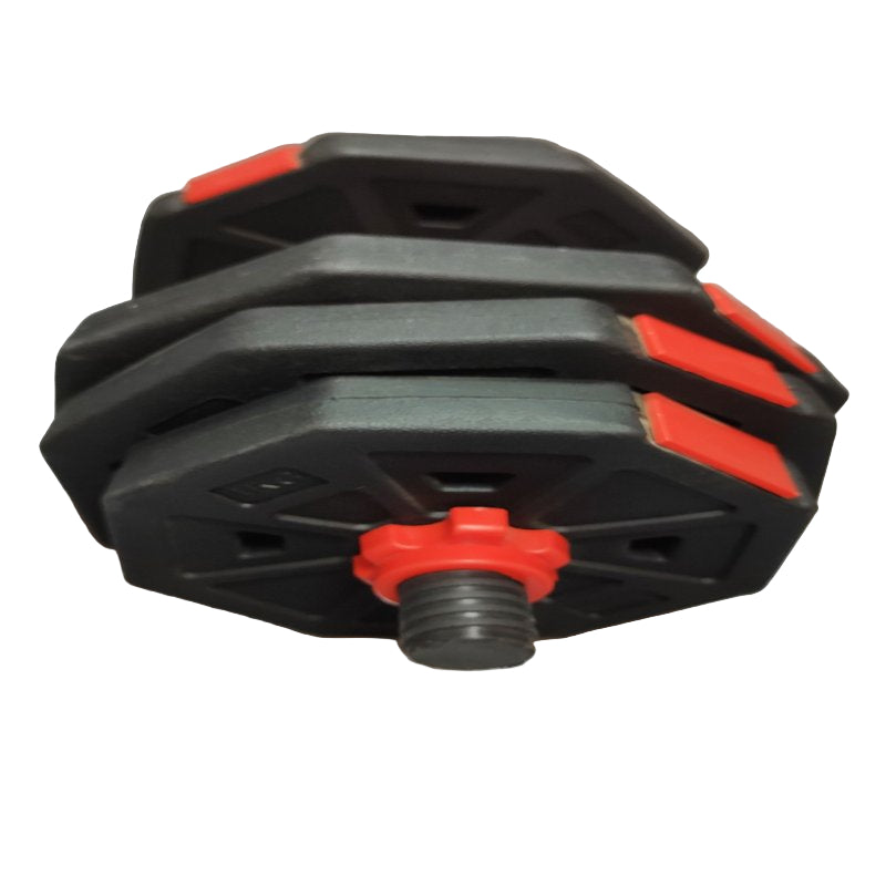 MANCUERNAS GENERICO AJUSTABLES CON PESAS DE 1K+1.5K+2K NEGRO