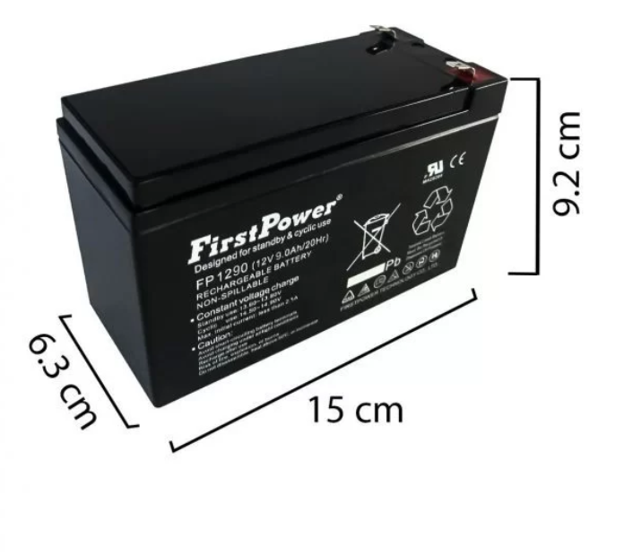 Batería Triax Power 12V 9Ah RBC2