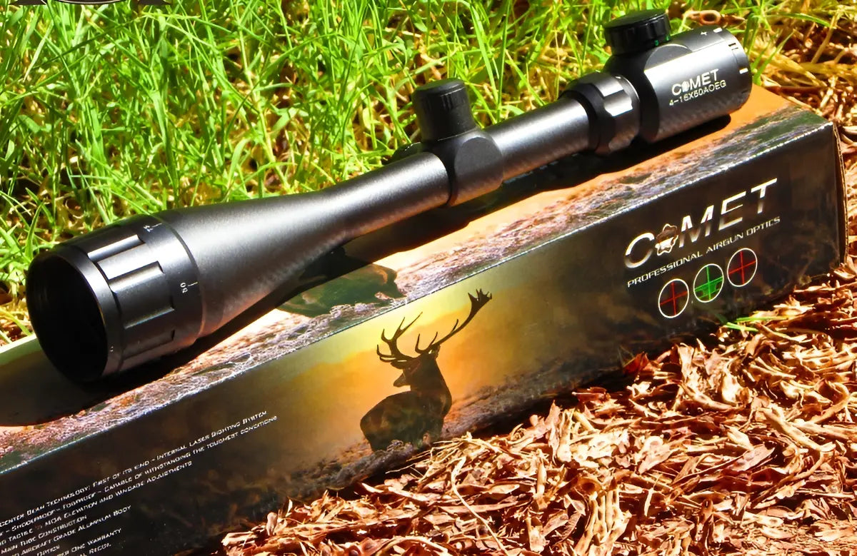 Mira Telescópica Comet 4-16x50 AOEG con Retícula Iluminada, Negro