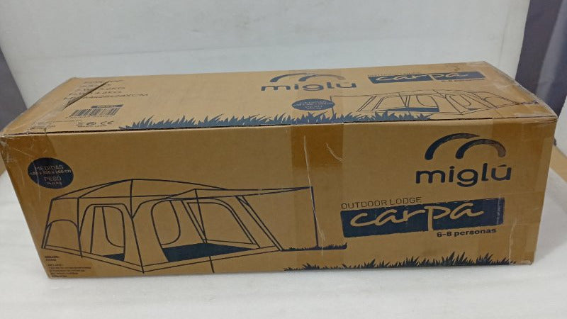 Carpa Miglu Camping 6-8 Outdoor Lodge Khaki