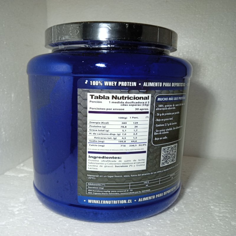 Suplemento Alimentario Winkler Nutrition Whey Pro Wim 2.2 lbs