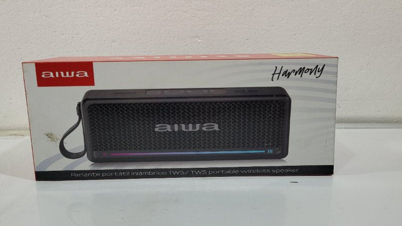Parlante Portátil Bluetooth Aiwa Harmony 400W, Negro