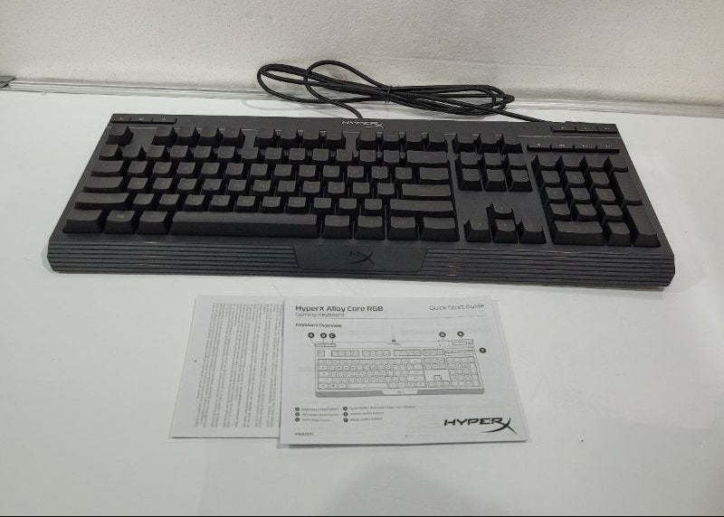 Teclado Mecánico Gamer HyperX Alloy Core RGB con Iluminación RGB