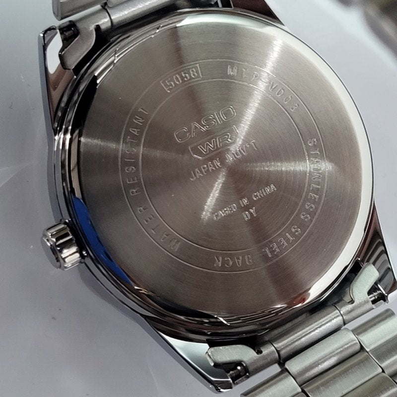 Reloj Casio MTP-VD03B de Acero Inoxidable para Hombre