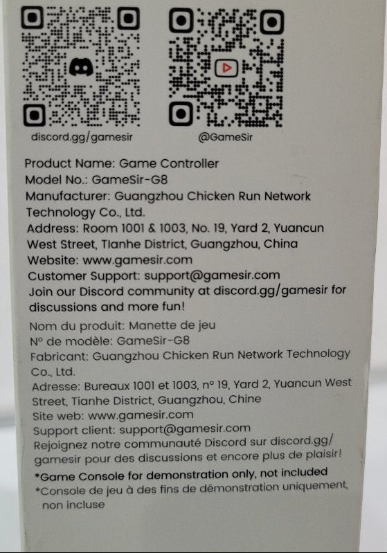 Control Gamer Inalámbrico GameSir G8 Galileo Tipo-C