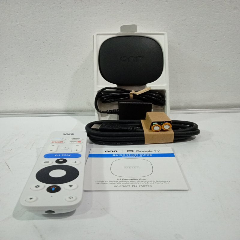 Google TV Box 4K Onn Streaming 2026 Preactivado Certificado