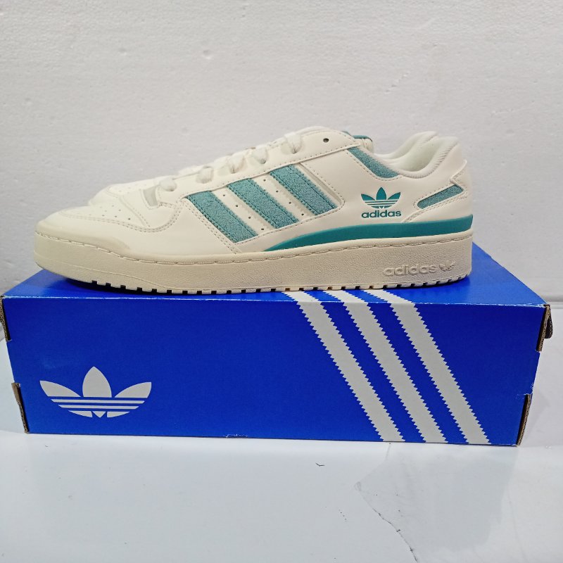 Zapatillas Adidas Forum Bold Stripe Blanco/Turquesa 39 Femenino