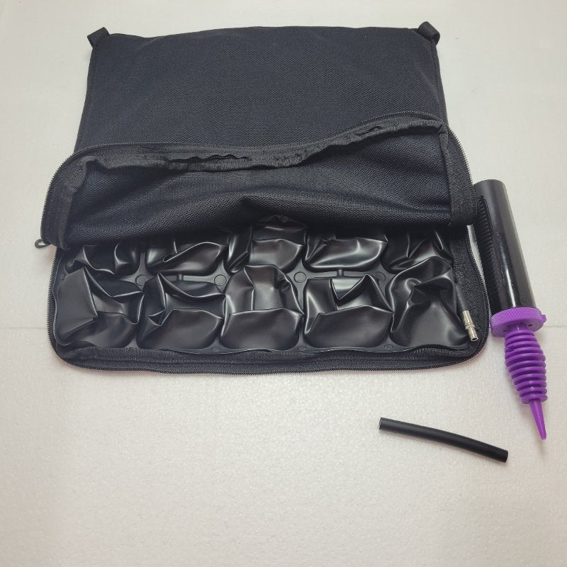 Cojin Antiescaras Generico Inflable Para Silla De Ruedas Negro