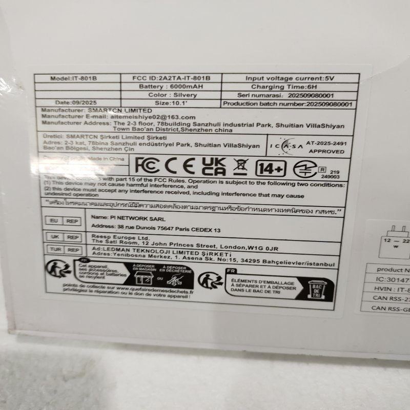 Tablet Smart Life Within Reach 10.1" Genérico IT-801B 128GB, Life Within