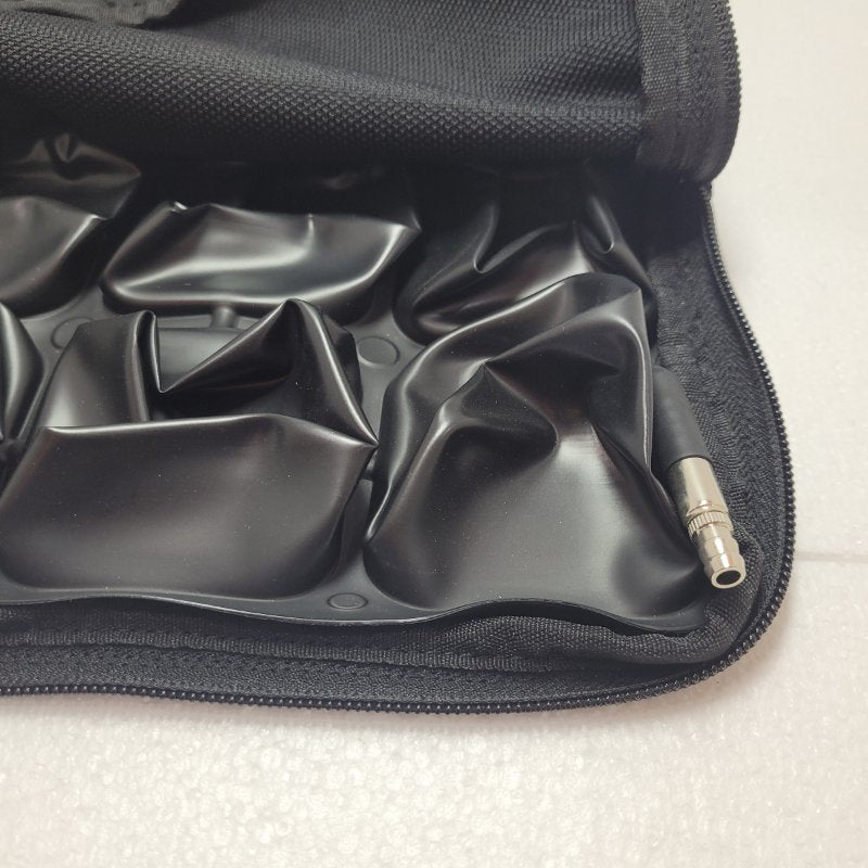 Cojin Antiescaras Generico Inflable Para Silla De Ruedas Negro