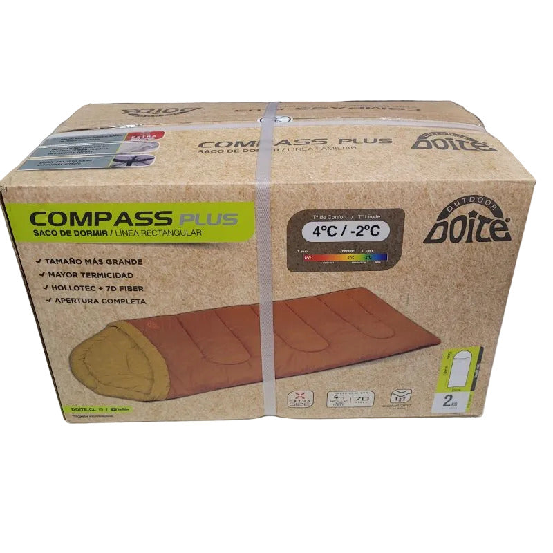Saco de Dormir Doite Outdoor Compass Plus Naranjo