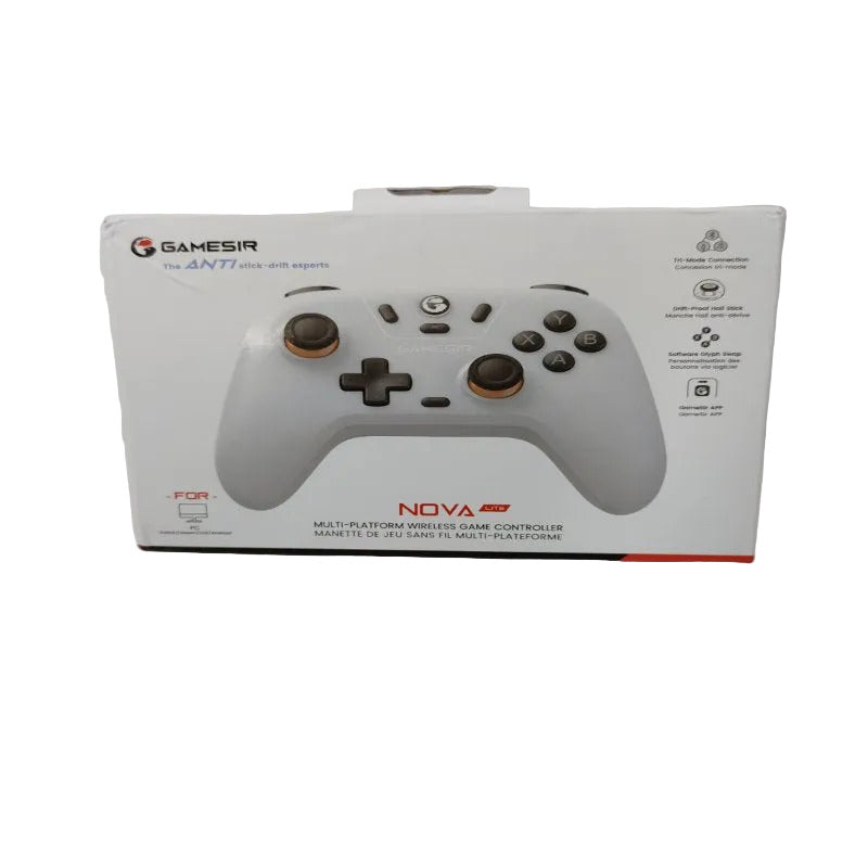 Mando Inalámbrico Multiplataforma GameSir Nova Lite T4N Lite Blanco