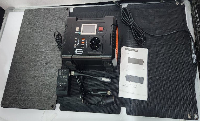 Generador Solar Portátil Flashfish E200 con Panel Solar SP18V60W