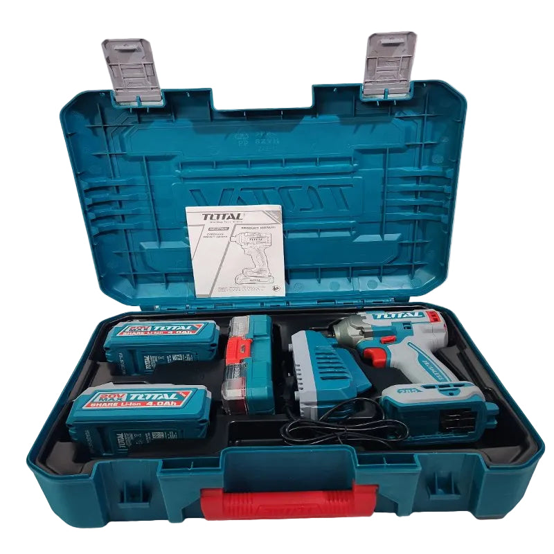Taladro Atornillador Inalámbrico 20V con Llave de Impacto Total