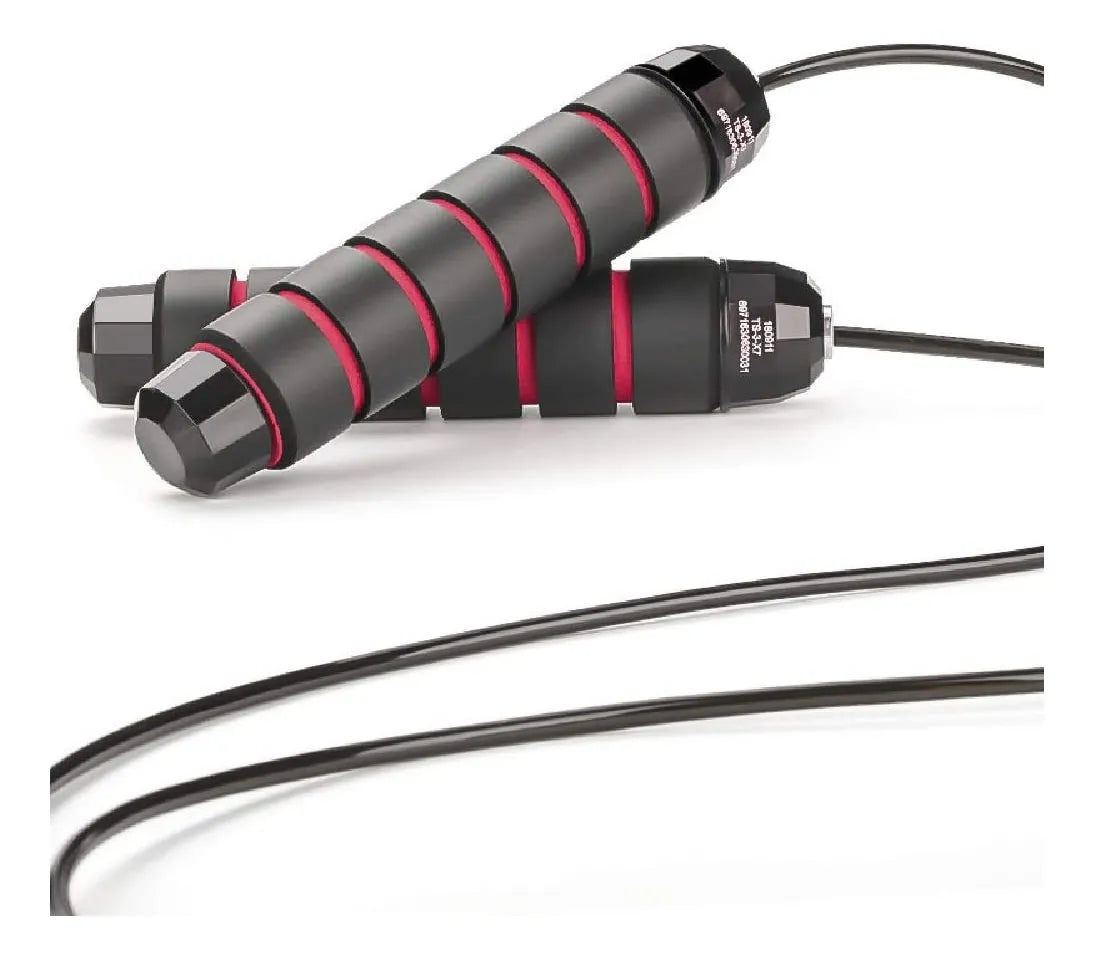 Cuerda Para Entrenamiento Degol Con Rodamientos Con Manillas Negro