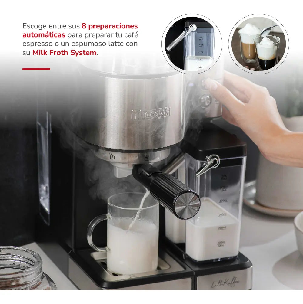 Cafetera Espresso Thomas TH-160DELI Inoxidable
