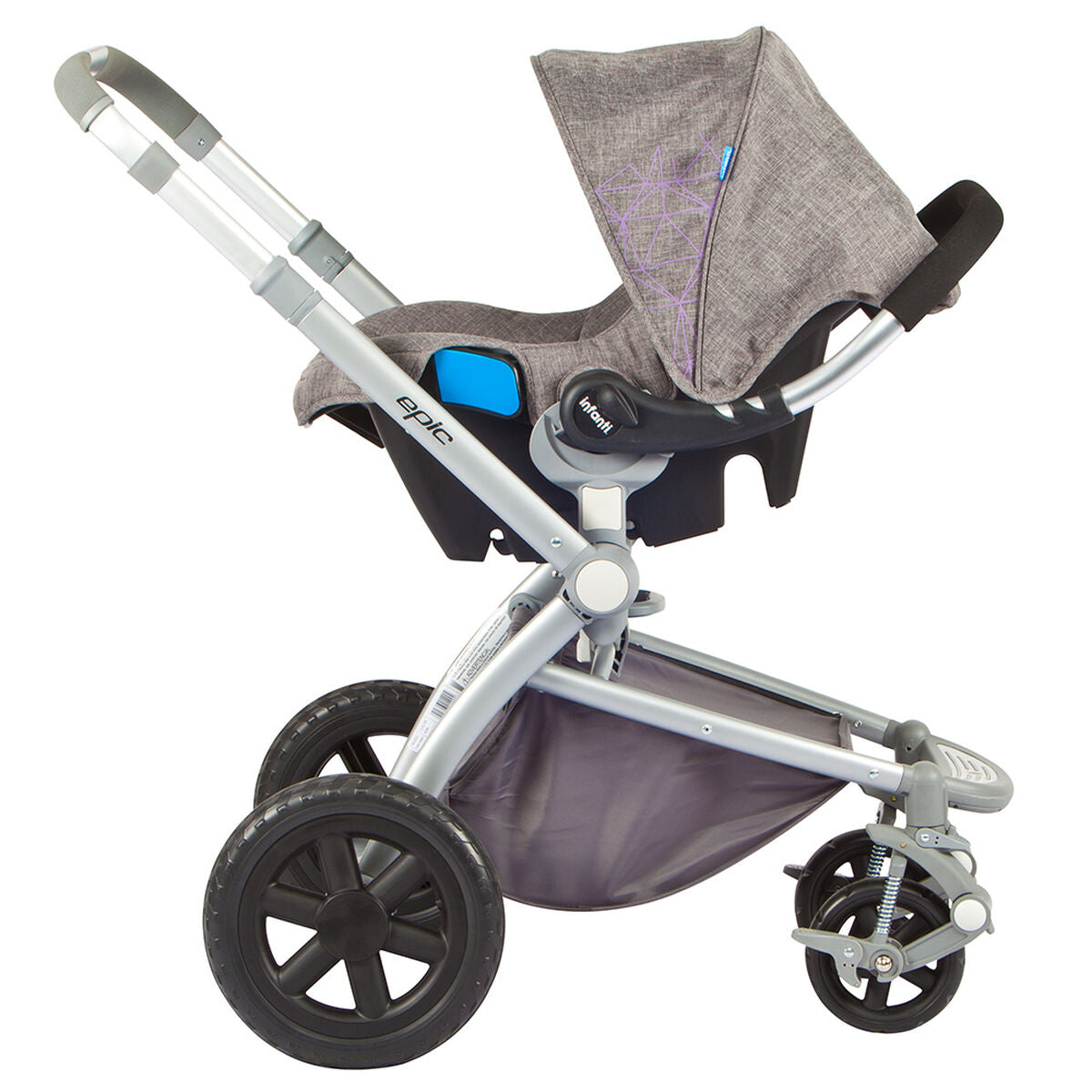 Coche Infanti Travel System Grey