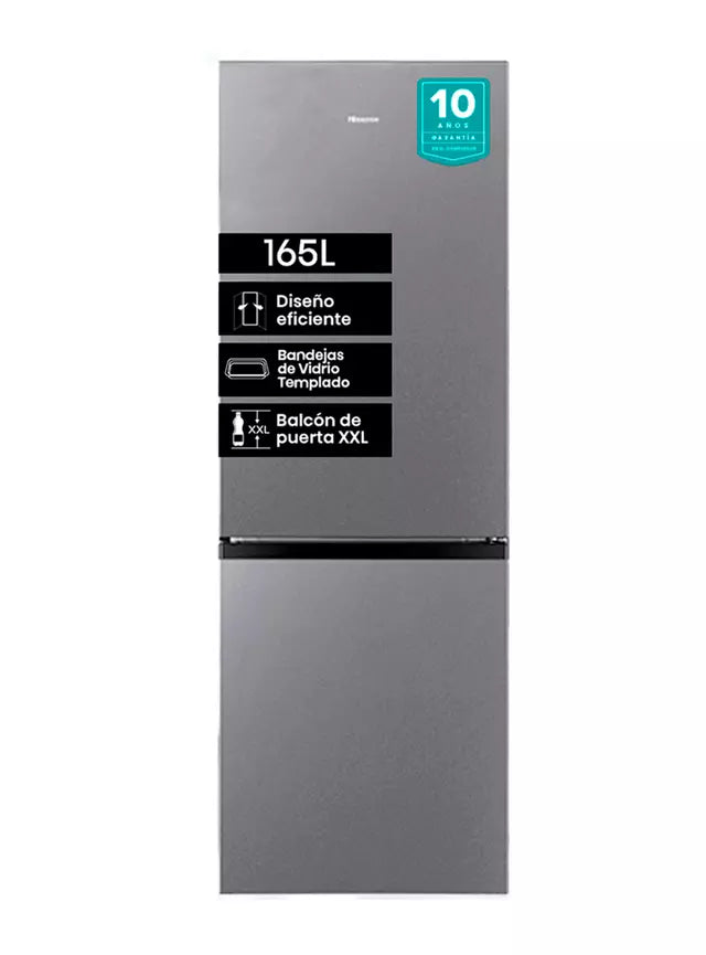 Refrigerador Congelador Hisense RD-22DC Silver 165L