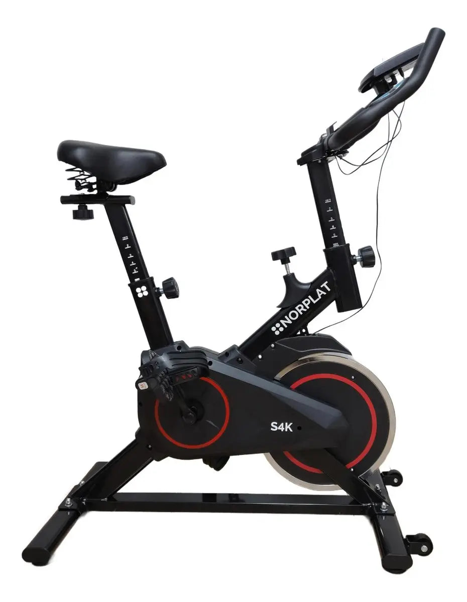 Bicicleta Estática Norplat S4K Spin Bike, Negro
