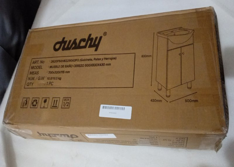 Mueble de Baño Cerezo DUSCHY 50 cm x 83 cm x 43 cm