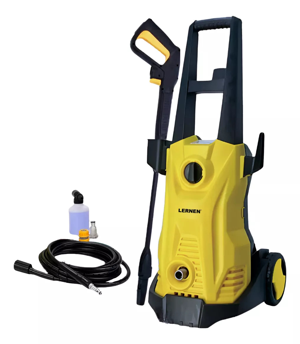 Hidrolavadora Electrica Lernen Hlp-0166 Amarilla 1600w
